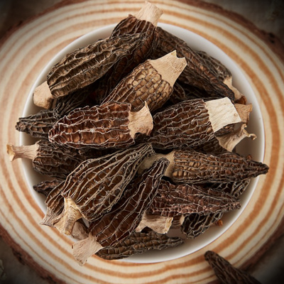 곰보 버섯 말린것 250g 자연건조 마른 모렐버섯 건재