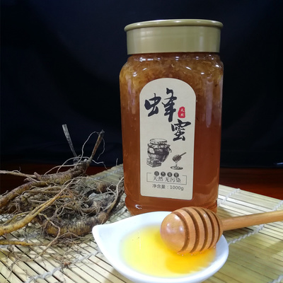 씨산삼 꿀효소 1kg(씨산삼300g + 피나무꿀700g) 산양산삼 꿀효소