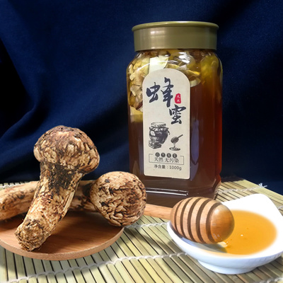 송이버섯 꿀효소 1통 생송이버섯200g+피나무꿀800 1통포장 자연산