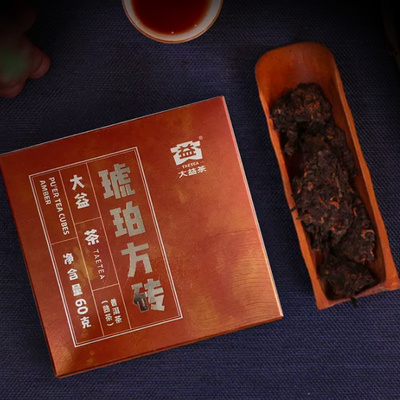 대익 보이차 호박방전 숙차 60g 맹해차장