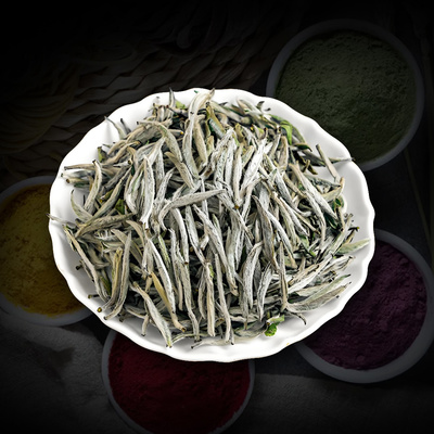 백차 백호은침 분말 200g 유기농가루